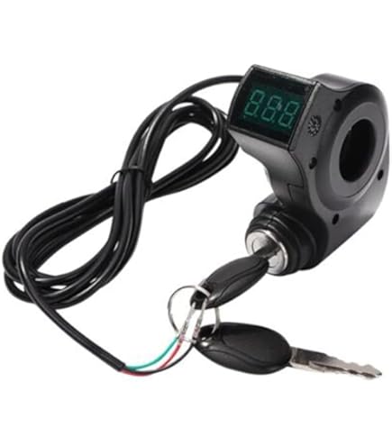 Interrupteur d'alimentation et Verrouillage à clé pour Trottinette électrique Kugoo g-Booster,DéMarrage Serrure