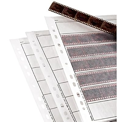 Hama 100 feuilles de 7 bandes de 6 négatifs 35 mm en papier cristal 00002251