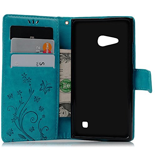 Nokia 730 H  lle Badalink Nokia 730 UltraSlim Schutzh  lle Leder PU Handyh  lle Handytasche Wallet Case St  nder Handyhuelle Cover f  r Nokia 730