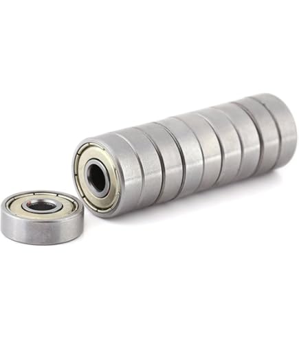 5 Cuscinetti A Sfera 626-ZZ 6x19x6mm - Doppia Schermatura Metallo Per Skateboard E Modellismo - Foto 9