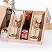 Produktbild silwy Geschenkbox, Metzger Rotwein 0,75 l mit Magnet-Kristallgläsern inkl. metallischen Nano-Gel-Pads - standsichere Campinggläser, Boot- und Yachtzubehör (Geschenkidee Wein)