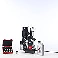 Rotabroach Magnetic Metal Drilling Machine Bundle - Rotabroach's Commando 40/1 (110v) 1100W (6 Speed) Electric Mag Drill Press | Includes 7 Piece Annular Cutter Kit, Countersink & Cutting Lubricant