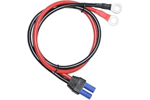 P Prettyia 0.4m 10AWG EC5 Enchufe Al Cable De Terminal Tipo O para Arrancador De Batería De Automóvil