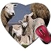 Produktbild Mousepad Herzform Maus Pads Lambs North Sea Coast von St Peter Ording Deutschland