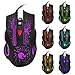 Produktbild Gaming Mouse, DANG&SHOP - 5500 DPI & 6 Programmable Buttons - Wired Optical Mouse with 7 Cycled Breathing Colours LED Lights 4 Adjustable DPI-black
