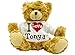 Produktbild I love Tonya – niedliche Plüsch Teddy Bär Name Geschenk (Höhe ca. 22 cm)