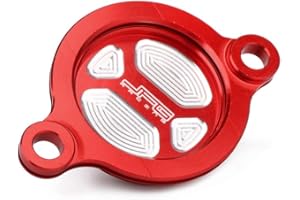 FAST PRO Motorrad-Ölfilter-Abdeckkappe für CRF450R CRF450 R CRF 450R CRF 450 R CRF 450 RX CRF450 RX CRF 450RX 2017-2018 CRF450RX 2017-2018 rot