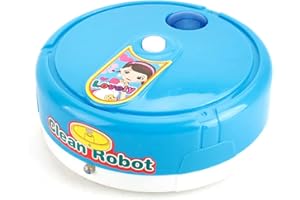 SAMULIY Robot Aspirapolvere per Bambini - Robot Pulizia per Bambini - Gioca con Giochi con Luci Ed Effetti Musicali, Robot Aspirapolvere, Robot Lavapavimenti, Spazzatrice Musicale per Bambini