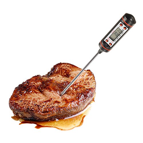 Das Fleischthermometer für Küche Essen kochen BBQ Backen Fleisch Steak Dönner Und Wein