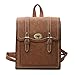Produktbild Mode Damen Rucksack Multifunktionale Retro-Rucksack Stereotypen Turn Lock Rucksack Schule Windsack Personalisierte Umhängetasche Umhängetasche,YellowBrown-OneSize