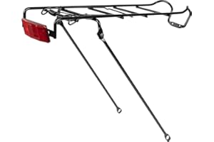 ON BIKE Portapacchi Posteriore MTB e City Bike 26/28" Rosso Unica