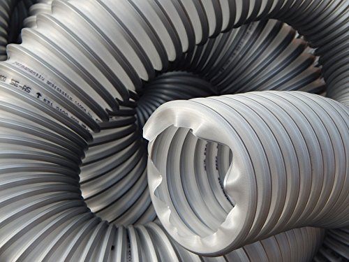 Tubo Aspirazione Polvere 3.5/5m - Flessibile, Per Collettori Polvere, Smerigliatrici, Officina, Materiale EVA Resistente