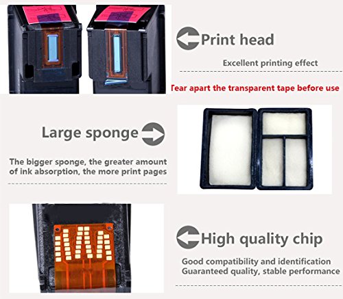 301xl Reemplazo para HP 301 XL 301XL Compatible Cartuchos de Tinta para Impresora HP Deskjet HP Officejet HP photosmart  1 Color 