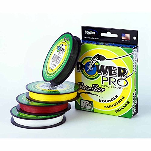 Power Pro - Spectra Line 455, Color Verde, Talla 0.430 mm