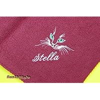 Tierdecke für Katzen mit Wunschname/Name/Katzendecke/Decke für Katzen