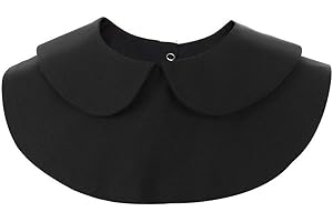 WKTRSM Damski odpinany kołnierzyk, pół bluzki, damska sztuczna bluzka, kołnierz bawełniany, sztuczny biały kołnierz