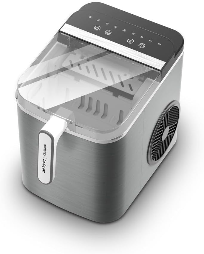 King KBM7991 Chillmate Buz Yapma Makinesi | Ev Tipi, Kompakt ve Dokunmatik Buz Makinesi