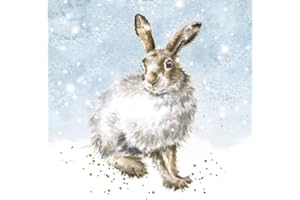 Wrendale Designs Weihnachtskarten-Set mit Hasenmotiv