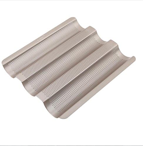 NWYJR Metal Molds French Style Bread Molds Striped Bread Molds Wavy Bakeware Baking Tools