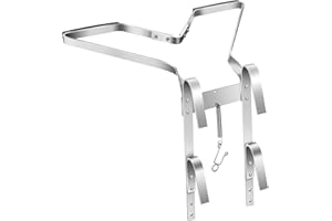 Homvvi V-Shaped Ladder Stand Off, Heavy Duty Ladder Stay/Standoff Downpipe Ladders Accessory, Multipurpose Ladder Stabilizer Fits Universal Ladders, Anti-Slip, Easy to Use