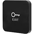 DC12V Door Exit Button - Door Exit Release Button Switch, High Sensitivity NO/NC/COM Output Push Button, Touch Release Switch, for Door Access Control System/Home Security System
