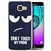 Produktbild Saxonia Samsung Galaxy A3 (2017) Hülle Silikon Case Schutzhülle Ultra Slim Back Cover mit Motiv Dont Touch