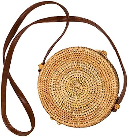 HopeEye Womens Fashion trends straw Women's Handbags(dcbb05-1-Brown)