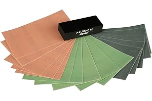 ‎ALLORA AllorA Tolecut Schleif-Set von KOVAX/Trockenschleifen zur Entfernung von Lack Fehlstellen, Staubspitzen, Lackläufer & Lacknasen/Toleblock+Körnung (1500, 2000, 3000) (Set 3: Toleblock M (68mm x 27mm))