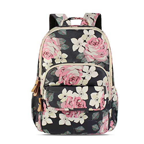 Mochila Mujer , Marsoul Mochila Impermeable Bolsa de Viaje Vintage Para Mujeres Laptop de 15.6 Pulgadas para estudiante