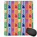 Produktbild Little Rainbow Rock Guitars Mouse Pad Custom Design Gaming Mouse Mat Computer Mouse Pads with Non-Slip Neoprene Backing 9.8 X 11.8 inch (25 X 30 cm)