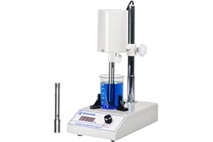MXBAOHENG Homogenisator 5-1000ML Homogenisier Edelstahl Homogenisator Laborhomogenisator FSH-2A Lab Disperser Emulgator mit 1212G und 1218G Arbeitskopf (220 V)