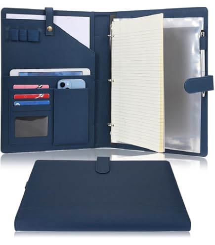 Porte Documents En Cuir Organiseur Multifonctionnel Dossier De