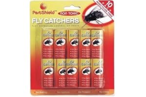 WILSON_DIRECT 10 x Sticky Fly Bug Wasp Insect Poison Free Paper Trap Catcher Traps Pestshield - 151