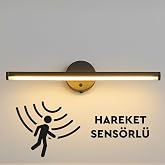S&ouml;k-Tak Sens&ouml;rl&uuml; G&uuml;nışığı Yapışkanlı Pilli Led Aplik 38cm