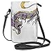 Produktbild Jiger Women Small Cell Phone Purse Crossbody,Ethnic Far Eastern Beast Fiery Monster With Scales Fangs And Tail
