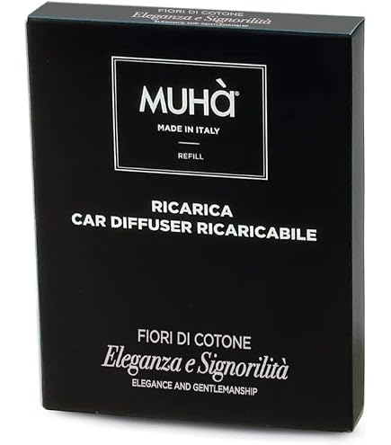 Profumatore D'Auto di Muhà da Car Flower. Car Diffuser Realizzato in Plastica, Dimensioni: 63X22X63. Oggetto di Colore Grigio E Frangranza: Acqua E Sale. La Referenza È Carf12