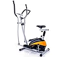 FitnessOne Propel HDA 64i Best Premium 2 in 1 Elliptical Cross Trainer & Seated Dual Action Bike for Home Use|Max 100 Kgs| 8 Level Magnetic Resistance | 5kgs Flywheel |Height-Forward/Backward Adjustable Seat
