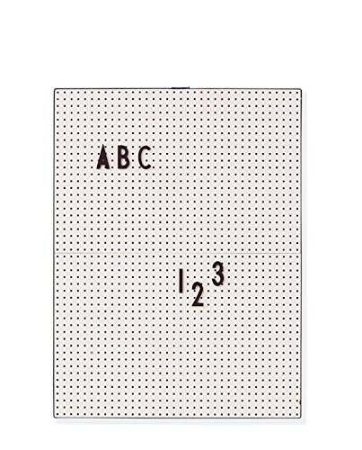 Design Letters - Message Board - Memo Board - A4 - grey - grau - Kunststoff