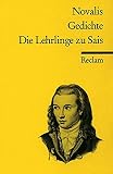 Image de Gedichte. Die Lehrlinge zu Sais (Reclams Universal-Bibliothek)