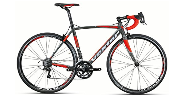 28 pollici Montana Vektor AX1 da uomo per bici da corsa 20 Gang, Grigio  rosso : Amazon.it: Sport e tempo libero