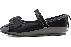 Feversole Girls Cute Dress,Ragazze Mary Jane Strap Scarpe Basse Ballerine da Principessa Scarpe da Scuola Piatte