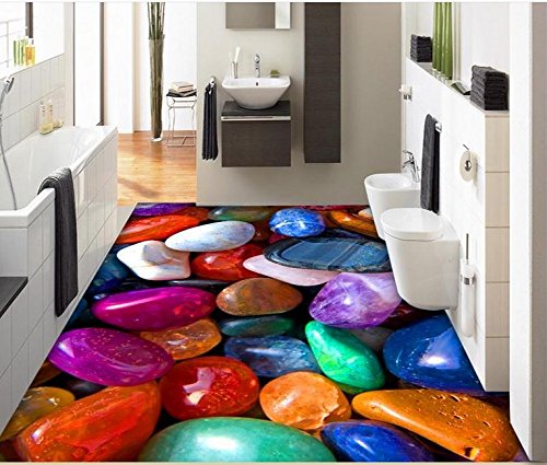 Lqwx Custom 3d Floor Tiles Stone Pebbles Wallpapers For Living