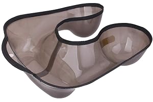 Fanuse SalóN Peluquería Bandeja para Cuello Contenedor Permanente Cuello en Forma de Hombro Bandeja de Pelo Protector de Ropa