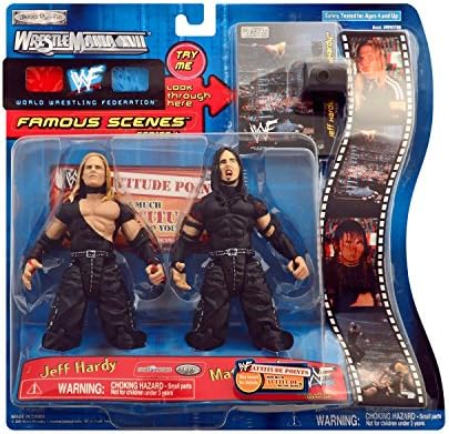Jeff Hardy and Matt Hardy Famous Scenes Series 1 WrestleMania XVII by Jaaks