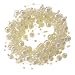 Produktbild 10m Perlengirlande 8mm+3mm Hochzeit Party Tischdeko Cremig weiß Perlenband