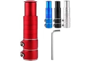 FOUVIN Elevador de manillar de bicicleta, elevador para conducción salud, manillar de bicicleta elevar aluminio para bicicleta MTB, bicicleta de carretera, bicicletas de ciudad