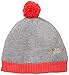 Jean Bourget Baby Girls 0-24m Bonnet Plain Beanie Beanie, Grey (Rose Fluo), 5 Years (Manufacturer Size: 53)