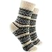 Produktbild cosey - bunte Socken in Winter Design beige (41-46) - 1 Paar