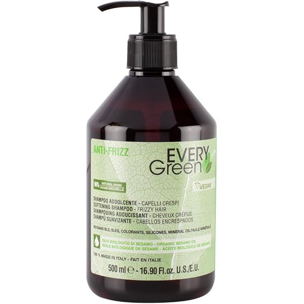 Every Green Demaged Regenerierendes Shampoo Für Geschädigtes Haar – 500 Ml, Mit Bio-Olivenöl & Keratin