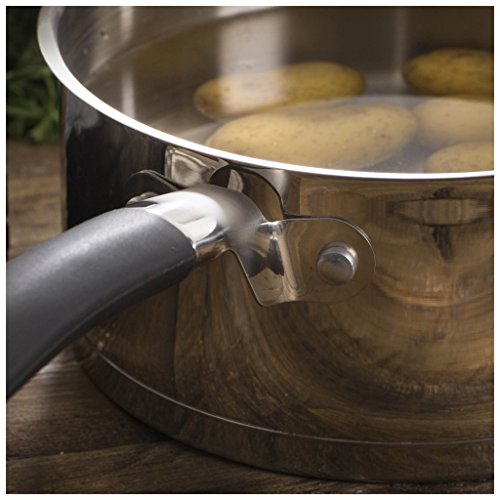 Swan 8pce Stainless Steel Pan Set with Silicone Handles